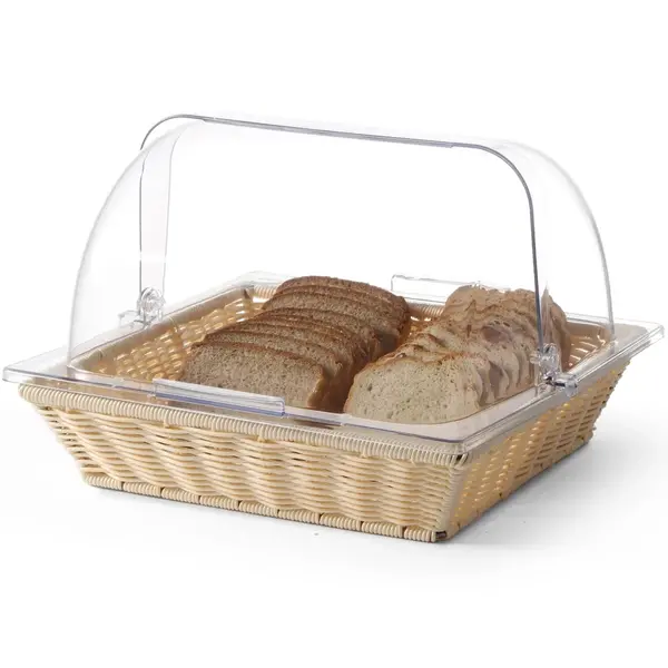 Broodmand | Kunststof | Beige | 2/3 GN | Met Roltopkap | 365x335x245(h)mm
