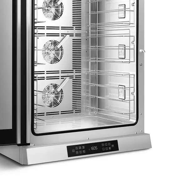 Heteluchtoven | ALFA | 10 Niveaus (EN600x400) | Elektrisch | 50°C/280°C | 16kW (400V) | Bevochtiging (Automatisch) | 798x772x1100(h)mm