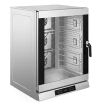 SMEG Heteluchtoven | ALFA | 10 Niveaus (EN600x400) | Elektrisch | 50°C/280°C | 16kW (400V) | Bevochtiging (Automatisch) | 798x772x1100(h)mm 