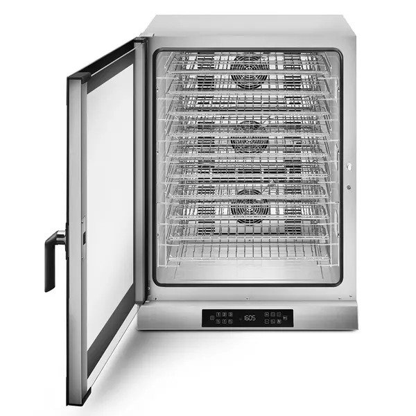 Heteluchtoven | ALFA | 10 Niveaus (EN600x400) | Elektrisch | 50°C/280°C | 16kW (400V) | Bevochtiging (Automatisch) | 798x772x1100(h)mm