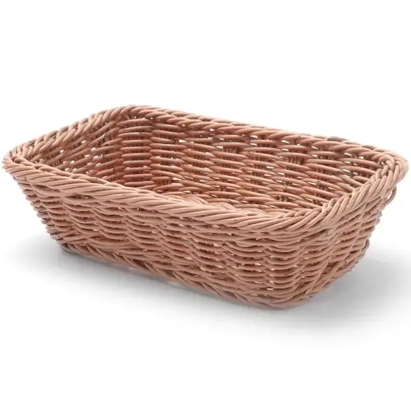 Broodmand | Kunststof | Bruin | 1/4 GN | 265x162x65(h)mm