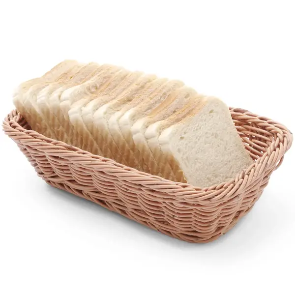 Broodmand | Kunststof | Bruin | 1/4 GN | 265x162x65(h)mm
