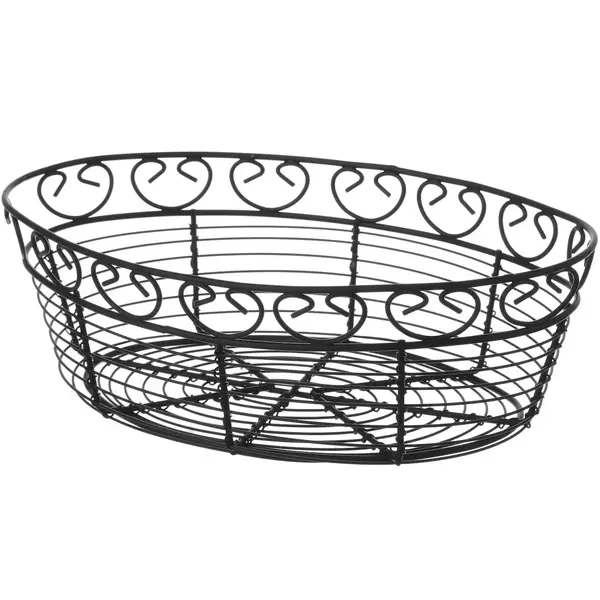 Broodmand | Metaal | Zwart | 255x160x80(h)mm