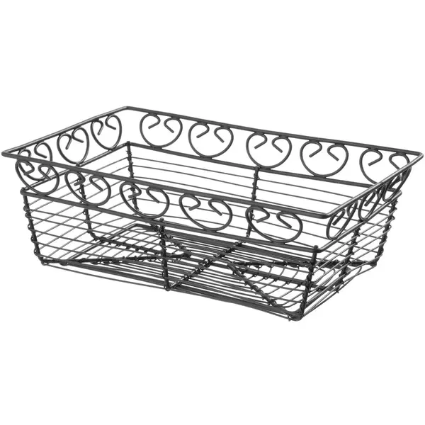 Broodmand | Metaal | Zwart | 230x150x80(h)mm