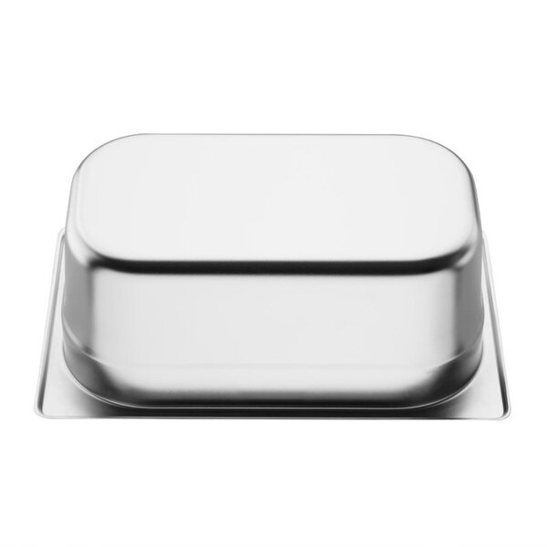 GN-Bak | RVS | 1/4 GN | Hoogte 100mm | 265x162x100(h)mm
