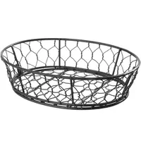 HENDI Broodmand | Metaal | Zwart | 230x180x60(h)mm
