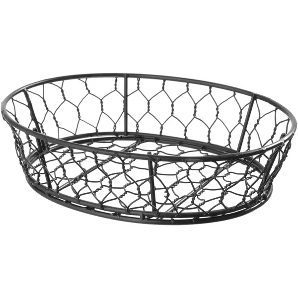 Broodmand | Metaal | Zwart | 230x180x60(h)mm