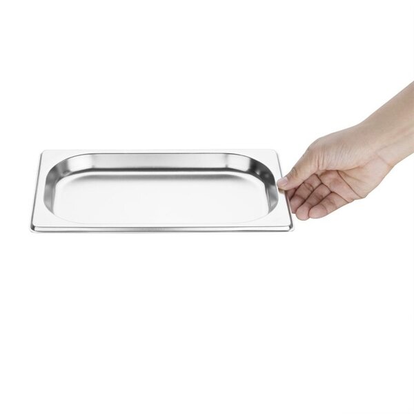 GN-Bak | RVS | 1/4 GN | Hoogte 20mm | 265x162x20(h)mm