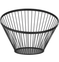 HENDI Fruitkorf | Metaal | Zwart | Ø300x205(h)mm 