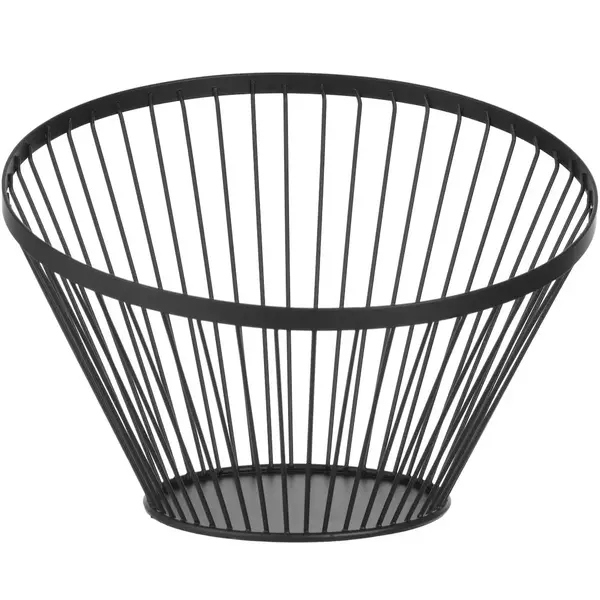 Fruitkorf | Metaal | Zwart | Ø300x205(h)mm
