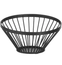 HENDI Fruitkorf | Metaal | Zwart | Ø150x80(h)mm 