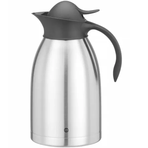 Thermoskan | RVS/Kunststof | 2L | Dubbelwandig | Drukknopsluiting | Ø145x260(h)mm