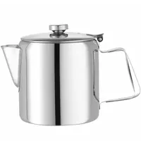 HENDI Koffie-/Theekan | RVS | 0.9L | Met Deksel | Ø120x158(h)mm