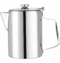 HENDI Koffie-/Theekan | RVS | 1.4L | Met Deksel | Ø126x185(h)mm
