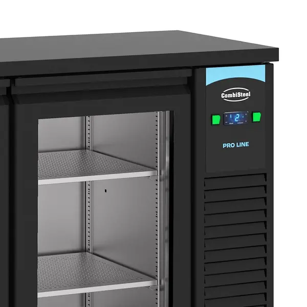 Barkoelkast | PRO LINE | 500L | Zwart | -2°C/+8°C | Geforceerd | Draaideuren | 1940x550x950(h)mm