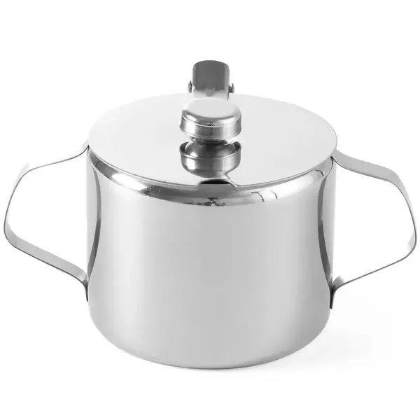 Suikerpot | RVS | 0.3L | Met Deksel | Ø85x80(h)mm