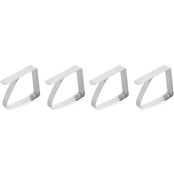 Tafelkleedklemmen | RVS | 4 Stuks | 50x10x40(h)mm