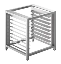 SMEG Onderstel | ALFA | RVS | 8 Niveaus (EN/GN) | Optioneel Wielen | 800x800x900/950(h)mm