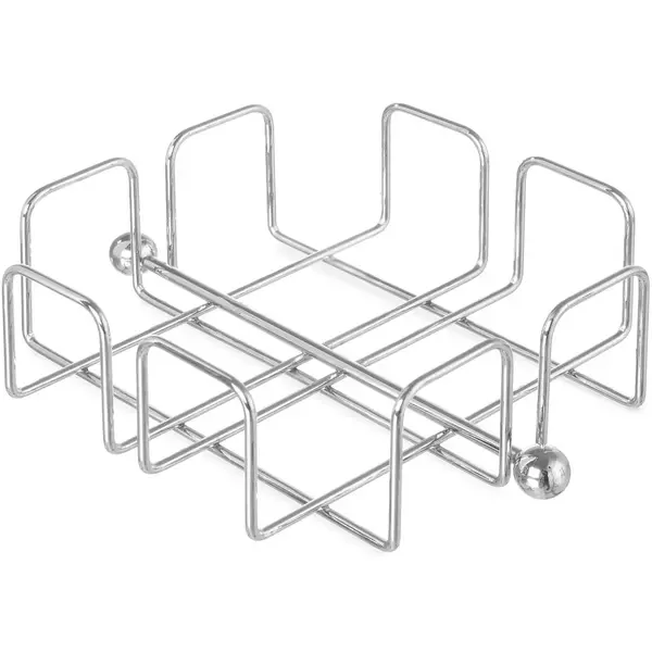 Servettenhouder | Verchroomd | 190x190x65(h)mm