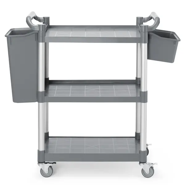 Serveerwagen | Kunststof | 3 Niveaus (625x400) | Wielen (Geremd) | 800x420x945(h)mm
