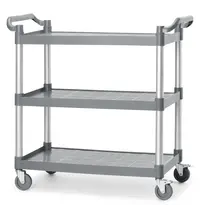 AmerBox Serveerwagen | Kunststof | 3 Niveaus (842x486) | Wielen (Geremd) | 1010x500x960(h)mm 