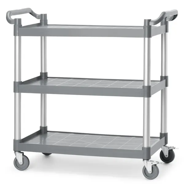 Serveerwagen | Kunststof | 3 Niveaus (842x486) | Wielen (Geremd) | 1010x500x960(h)mm