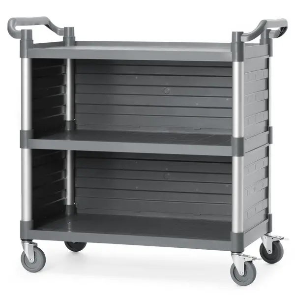 Serveerwagen | Kunststof | 3 Niveaus (842x486) | Wielen (Geremd) | 1010x500x960(h)mm