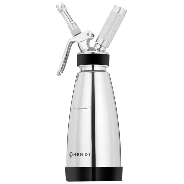 Slagroomapparaat | THERMO WHIPPER | RVS | 0.5L | 3 Spuitmonden | Dubbelwandig | Ø95x275(h)mm