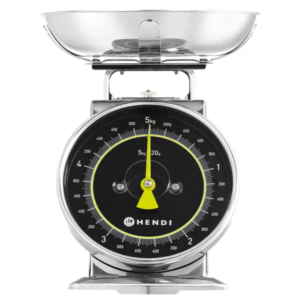 Keukenweegschaal | RVS | Max. 5kg | 20g Nauwkeurig | Mechanisch | 207x231x254(h)mm