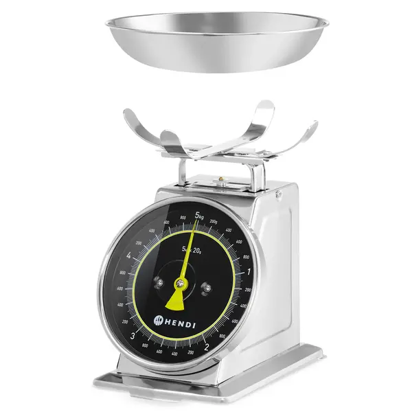 Keukenweegschaal | RVS | Max. 5kg | 20g Nauwkeurig | Mechanisch | 207x231x254(h)mm