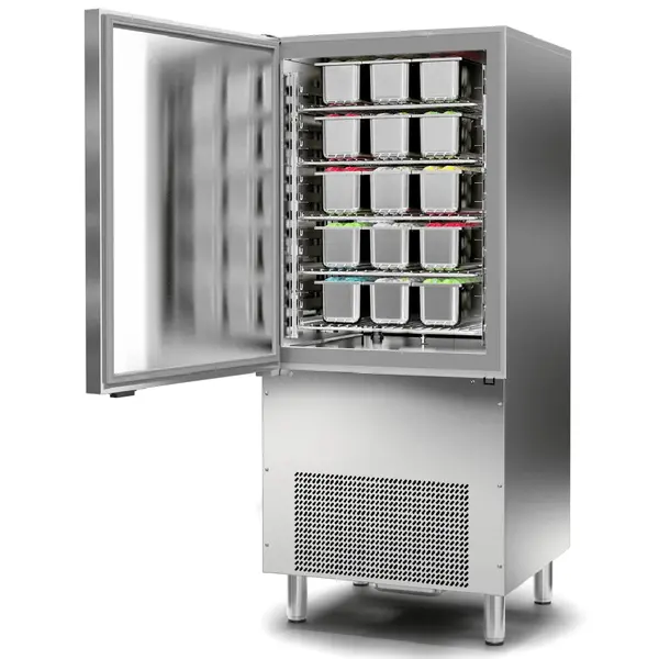 Blastchiller | FASTER-e 10 | 10 Niveaus (EN/GN) | 30kg Koelen / 10kg Vriezen | 1.31kW (230V) | 790x807x1629(h)mm