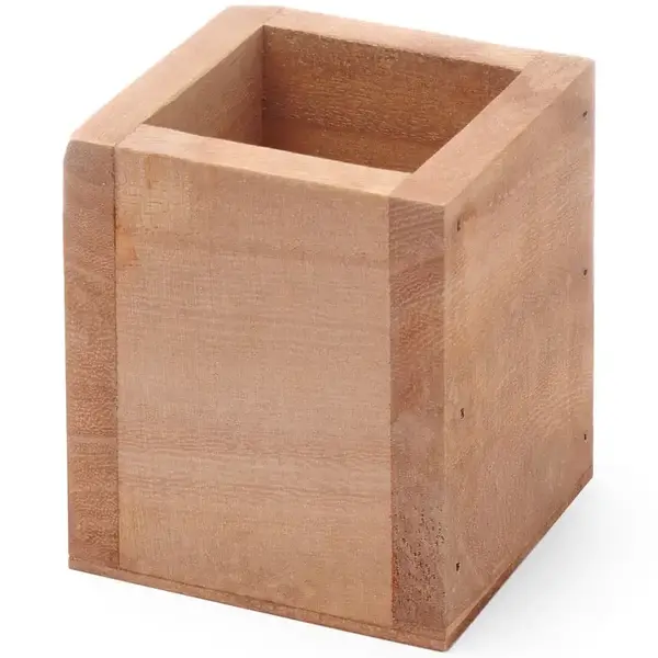 Bestekbak | Hout | 80x80x95(h)mm