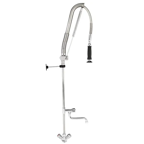 Voorspoeldouche | SilverLine | Handdouche + Middenuitloop | Mengkraan | 1-Gats | 1030(h)mm