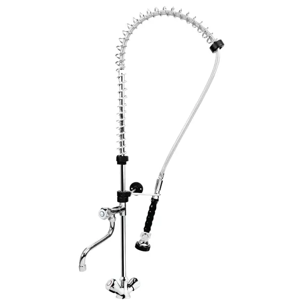 Voorspoeldouche | SilverLine | Handdouche + Middenuitloop | Mengkraan | 1-Gats | 1150(h)mm