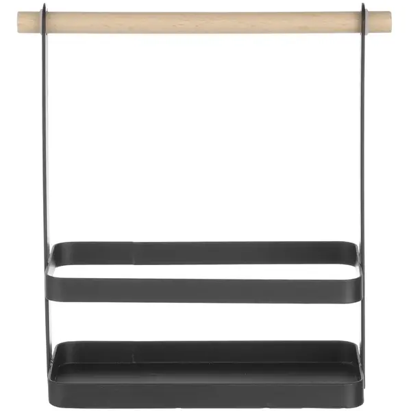 Menage | Metaal/Hout | Zwart | 230x100x240(h)mm