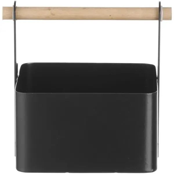 Menage | Metaal/Hout | Zwart | 170x130x160(h)mm