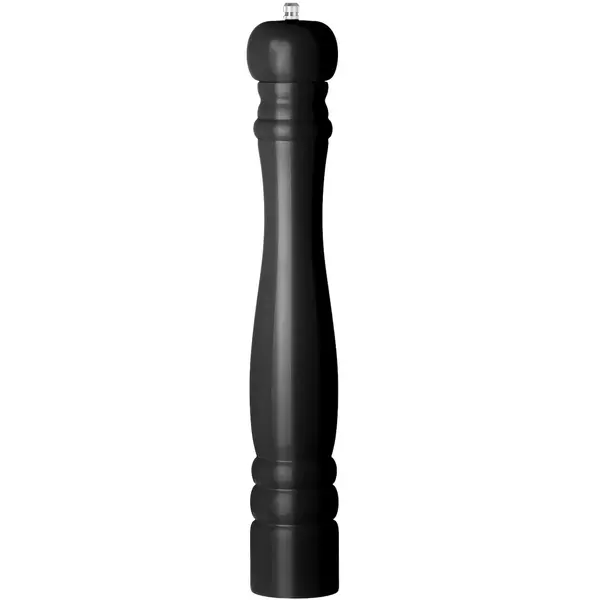 Pepermolen | RVS/Rubberhout | Zwart | Ø65x415(h)mm