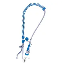RinseMaster Voorspoeldouche | BlueLine | Handdouche + Middenuitloop | Mengkraan | 1-Gats | 1140(h)mm