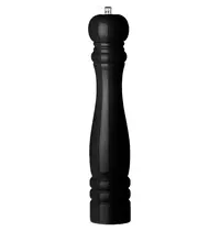 HENDI Pepermolen | RVS/Rubberhout | Zwart | Ø60x315(h)mm 