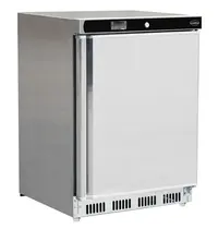 CombiSteel Koelkast | Energiezuinig | 101L | RVS | +2°C/+8°C | Geforceerd | Wielen | 600x605x810(h)mm