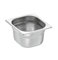 Bartscher GN-Bak | TOP LINE | CNS | 1/6 GN | Hoogte 100mm | 176x162x100(h)mm 
