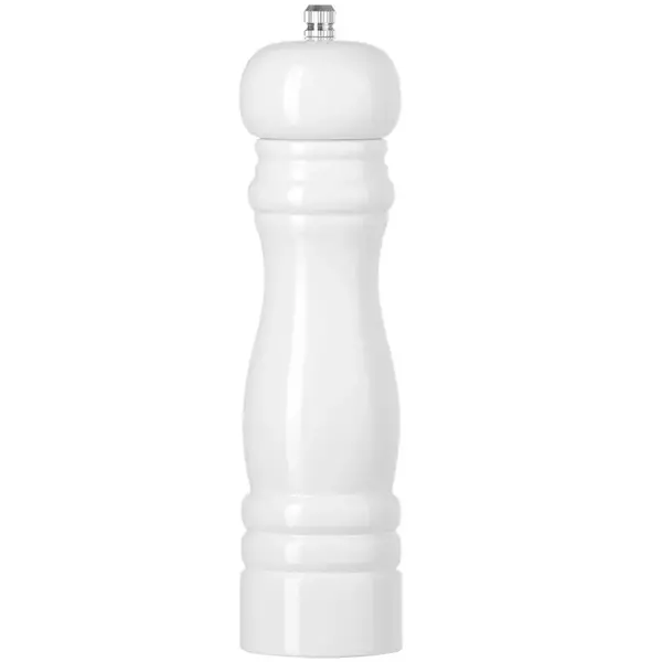 Zoutmolen | Rubberhout | Wit | Ø55x215(h)mm