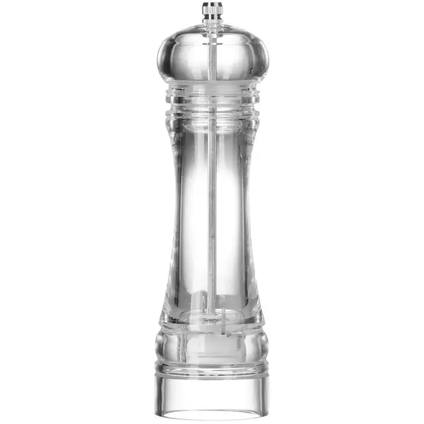 Pepermolen | RVS/Kunststof | Transparant | Ø60x215(h)mm
