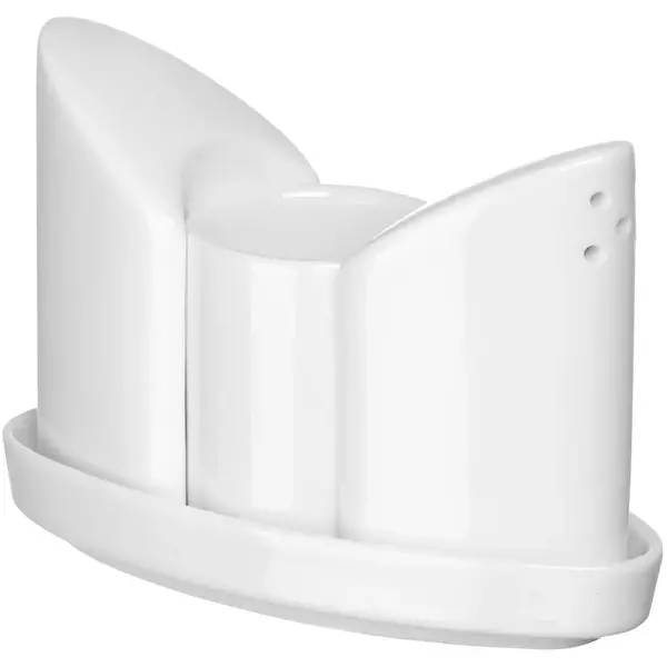 Zout-/Peperstrooiersets | Porselein | Wit | 4-delig | 48 Stuks | 125x54x90(h)mm