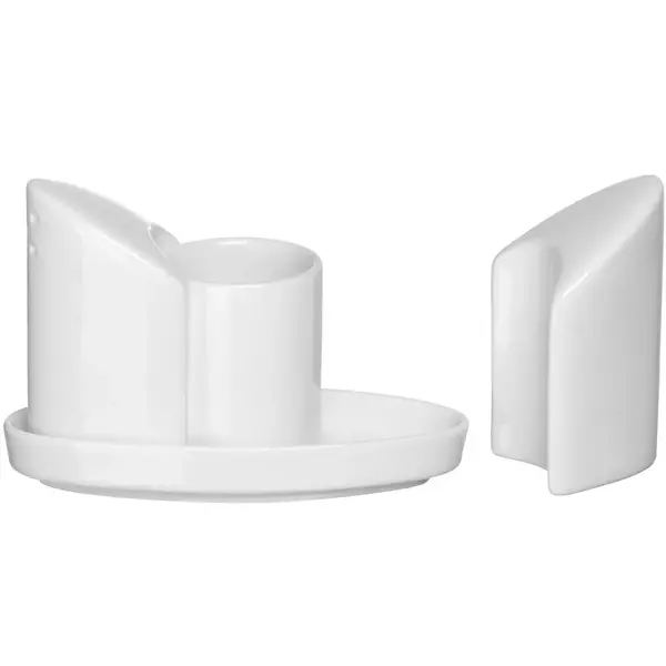 Zout-/Peperstrooiersets | Porselein | Wit | 4-delig | 48 Stuks | 125x54x90(h)mm