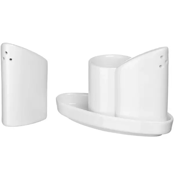 Zout-/Peperstrooiersets | Porselein | Wit | 4-delig | 48 Stuks | 125x54x90(h)mm