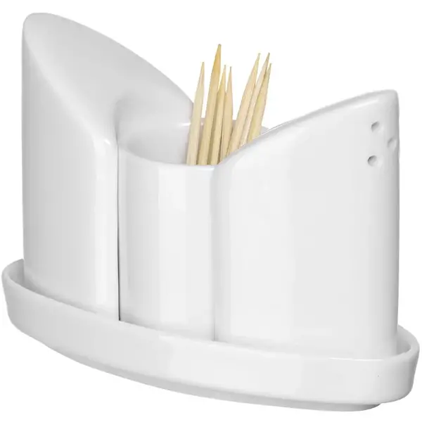 Zout-/Peperstrooiersets | Porselein | Wit | 4-delig | 48 Stuks | 125x54x90(h)mm