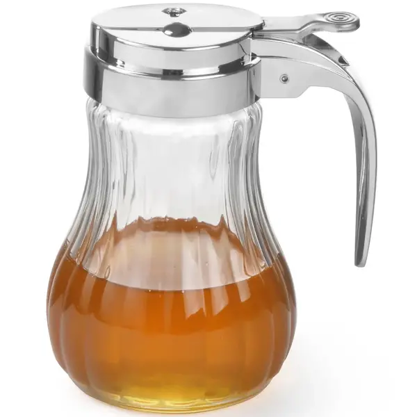 Honingdispenser | RVS/Glas | Ø80x115(h)mm