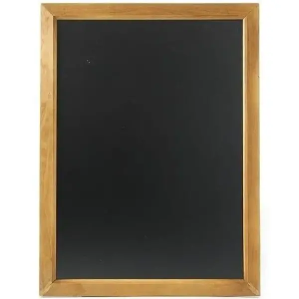 Wandkrijtbord | Hout | Incl. Ophanghaak | 800x600mm