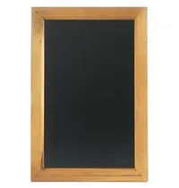 HENDI Wandkrijtbord | Hout | Incl. Ophanghaak | 600x400mm
